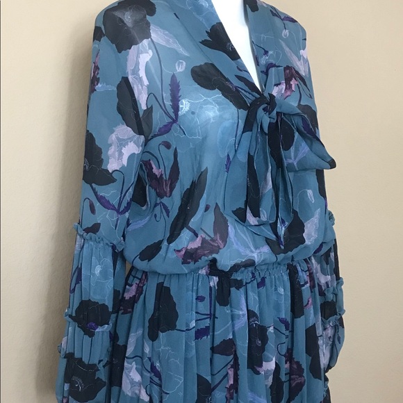 C5 SAM & LAVI Flowing Floral w/ Ruffles S - Picture 2 of 8